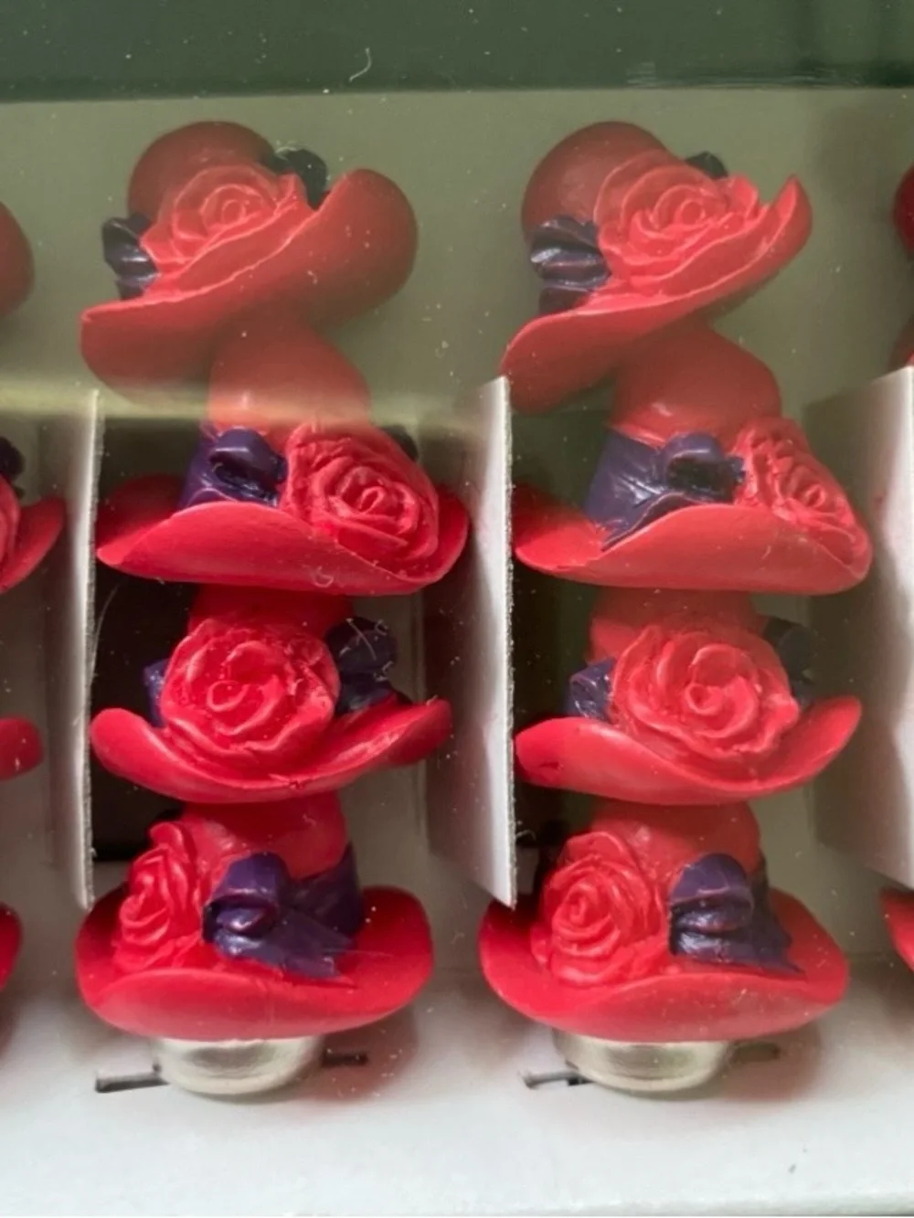 Red Hat Society Ladies Boston Warehouse Spreaders Vintage 1999 Appetizers NEW